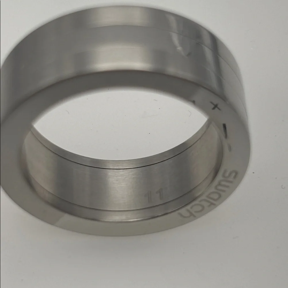 Swatch Bijoux Iron Railing Stainless Steel ring - size 11